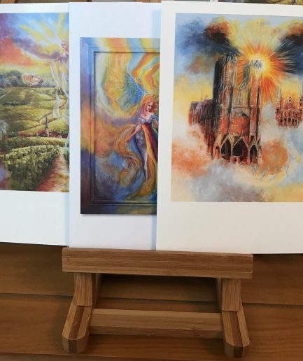 Lot de 3 cartes de voeux