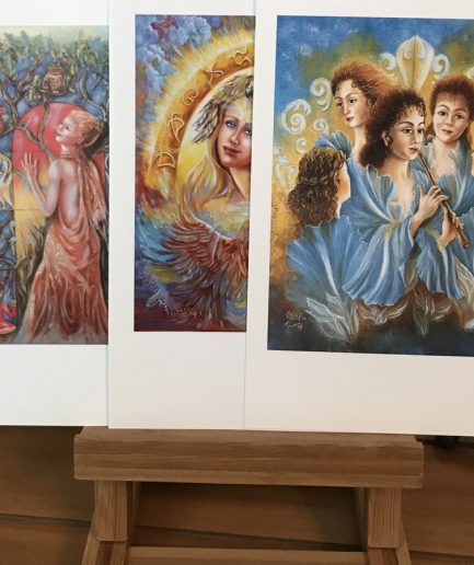 Lot de 3 cartes de voeux